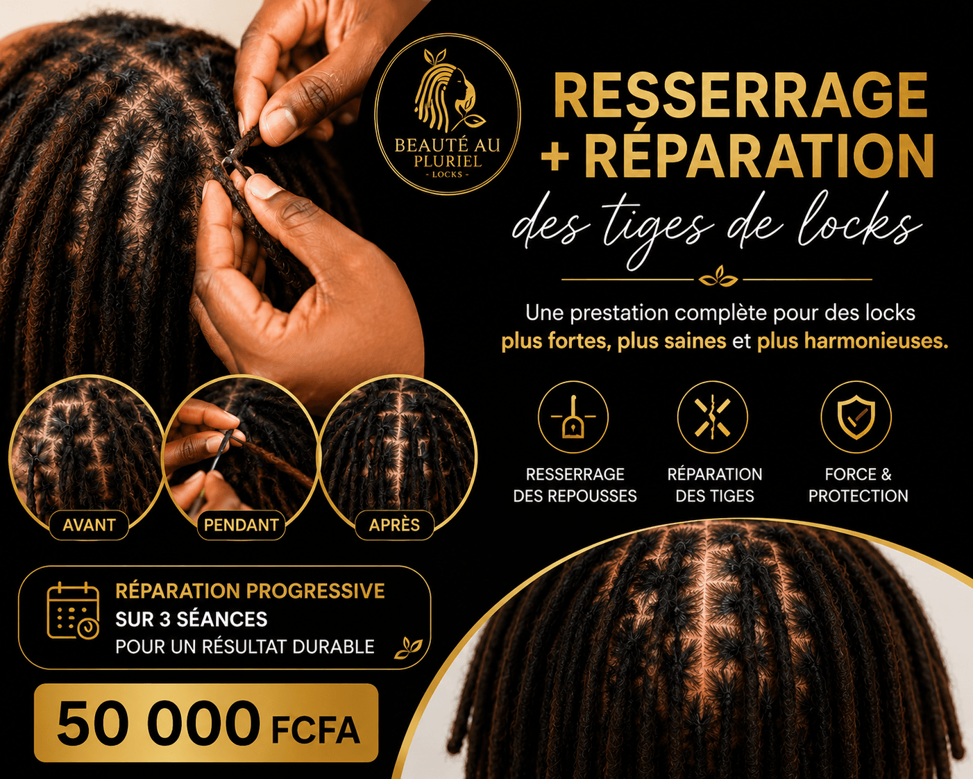 Resserrage Premium + Réparation des tiges de locks